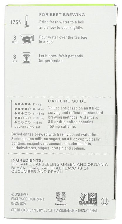 Peachy Green Tea Organic- 20 Bag