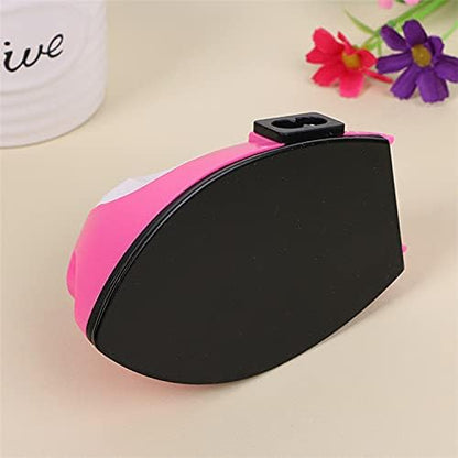 Pink Mini Iron for Craft Travel Heat Press, Small Portable Iron for DIY Heat Transfer Vinyl, Patches & Perler Bead Projects with US Plug