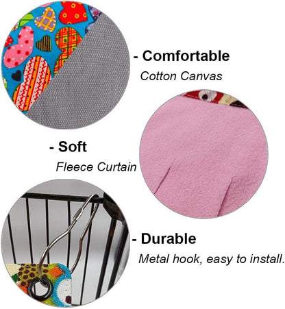 RIOUSSI Guinea Pig Hideout Hideaway Corner Fleece Toys Cage Accessories