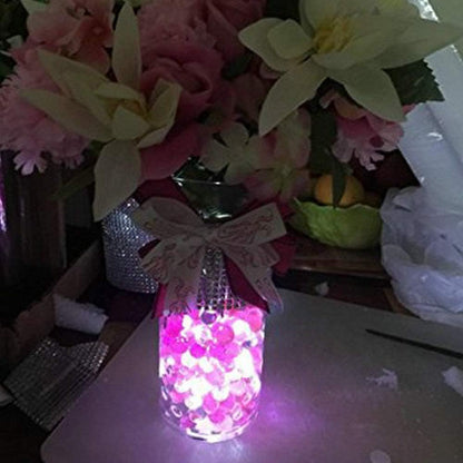 Bright LED Battery Operated Flameless Tea Light, Submersible Tea Candle Waterproof Decorations Underwater Vase Light for Party & Wedding, Pack of 12, Pink