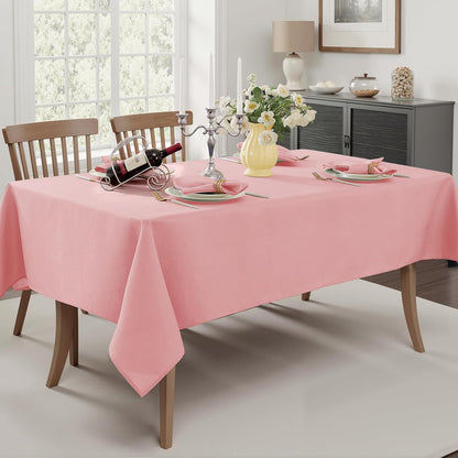 Rectangle Tablecloth 52 x 70 Inch Pink Tablecloth