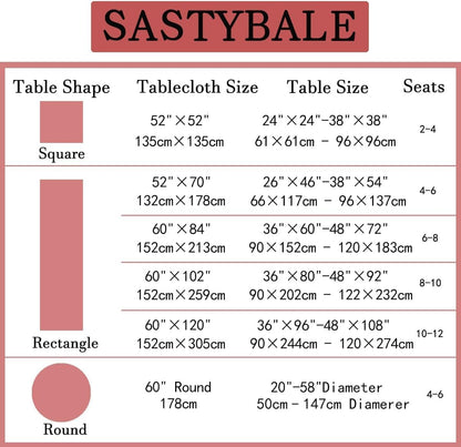 Rectangle Tablecloth 52 x 70 Inch Pink Tablecloth