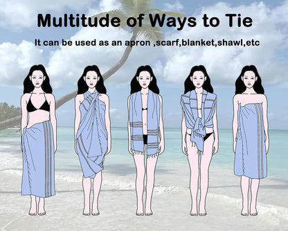 Turkish Beach Towel Oversized - 40"x70" Quick Dry Sand Free Thin Pool Towel for Adults, Extra Large Cotton Lightweight Travel Towel (Light Pink)