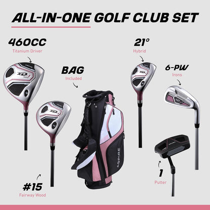 XD1 - Women's Golf Club Set - Pink