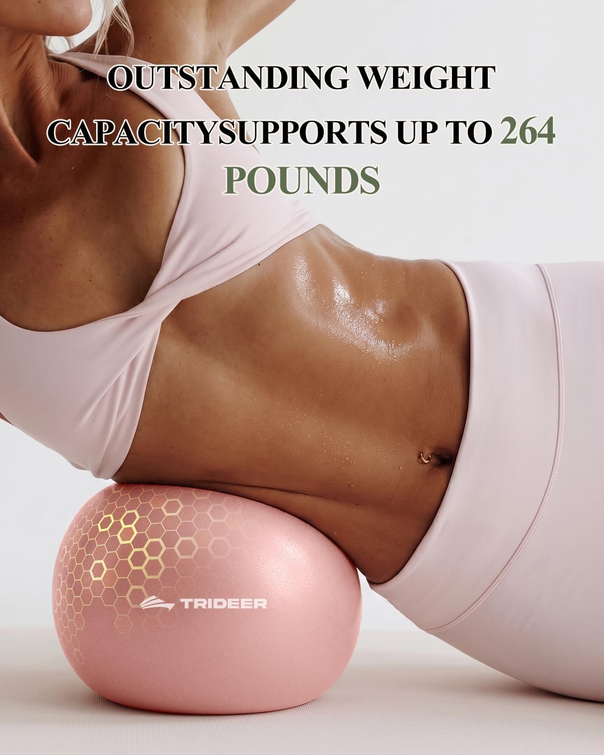 7-8 Inch Pilates Ball with Pump, Small Exercise Ball, Core & Rehab