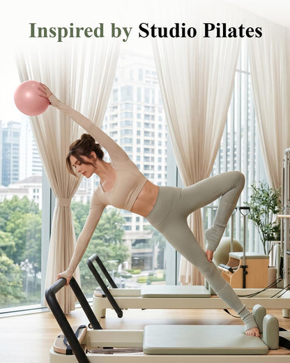 7-8 Inch Pilates Ball with Pump, Small Exercise Ball, Core & Rehab