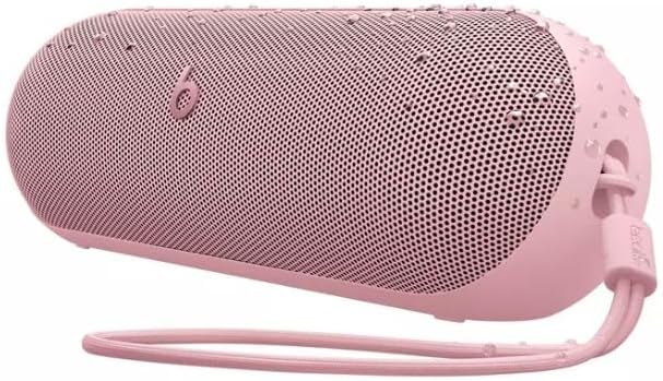 Beats Pill - Bluetooth Speaker and Portable Wireless Charger via USB-C - Up to 24 Hours Battery Life, IP67 Water Resistant, Apple & Android Compatible, Built-in Microphone – Pink (Renewed)