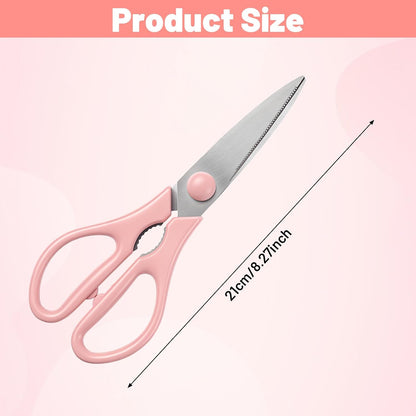 Pink Kitchen Scissors for Food Pink Cooking Scissors