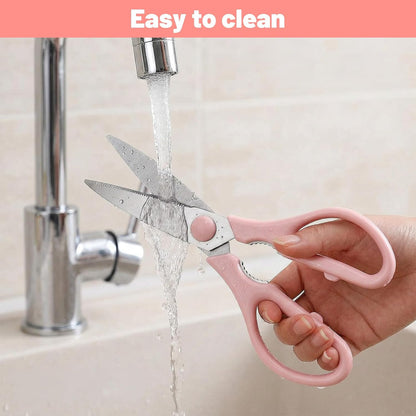 Pink Kitchen Scissors for Food Pink Cooking Scissors