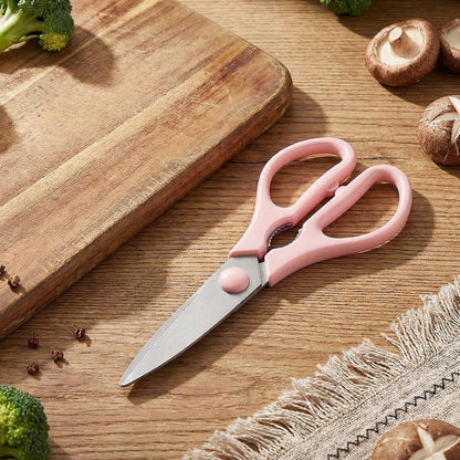 Pink Kitchen Scissors for Food Pink Cooking Scissors