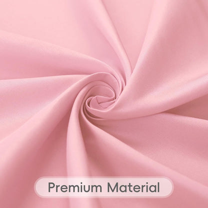 8 Pack Pink Round Tablecloth 90 Inch