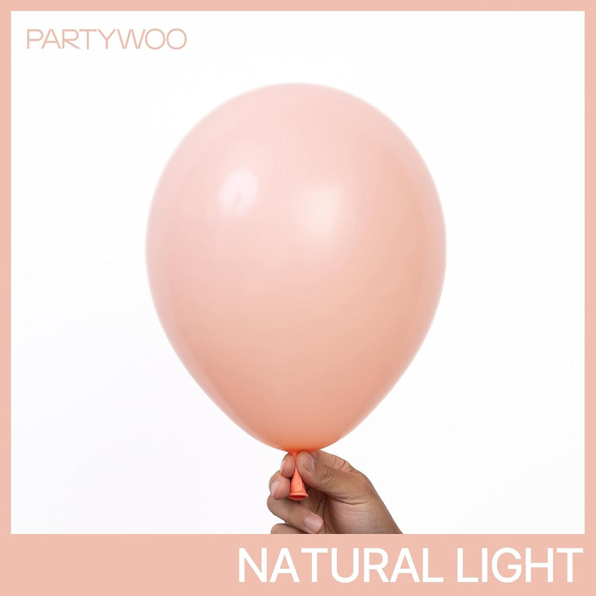 Baby Pink Balloons 140pcs Pastel Light Pale Pink Peach Color