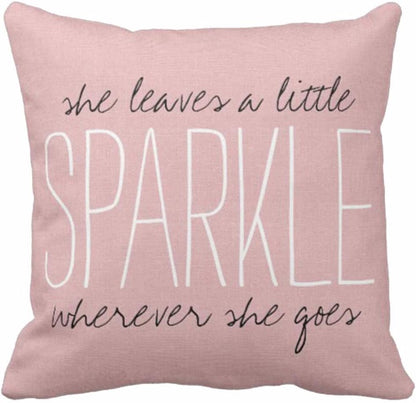 Blush Body Pillow Cover, Long Pillowcase with Zipper 16x16In