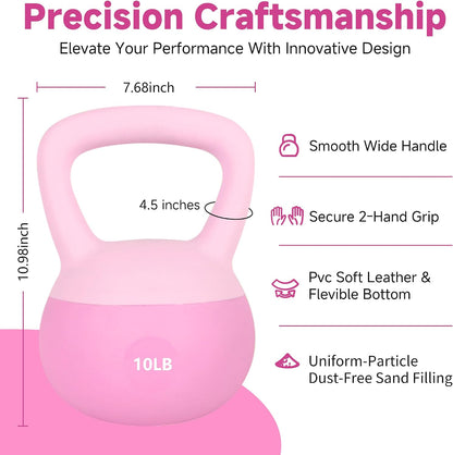 Soft Kettlebells,Weights for Women and Men,Home workout.