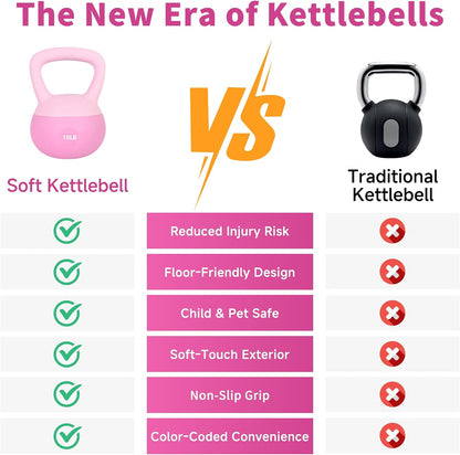 Soft Kettlebells,Weights for Women and Men,Home workout.