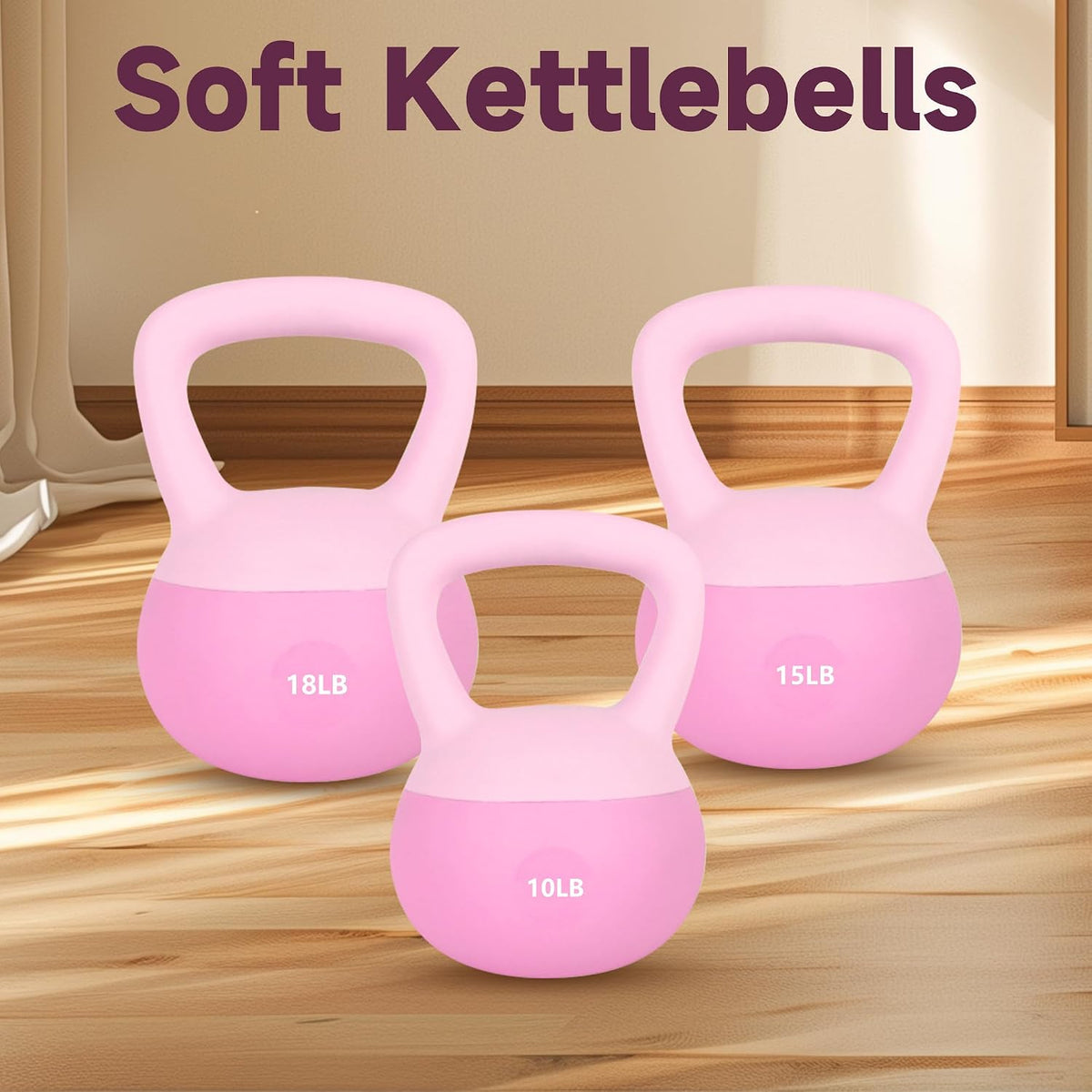 Soft Kettlebells,Weights for Women and Men,Home workout.