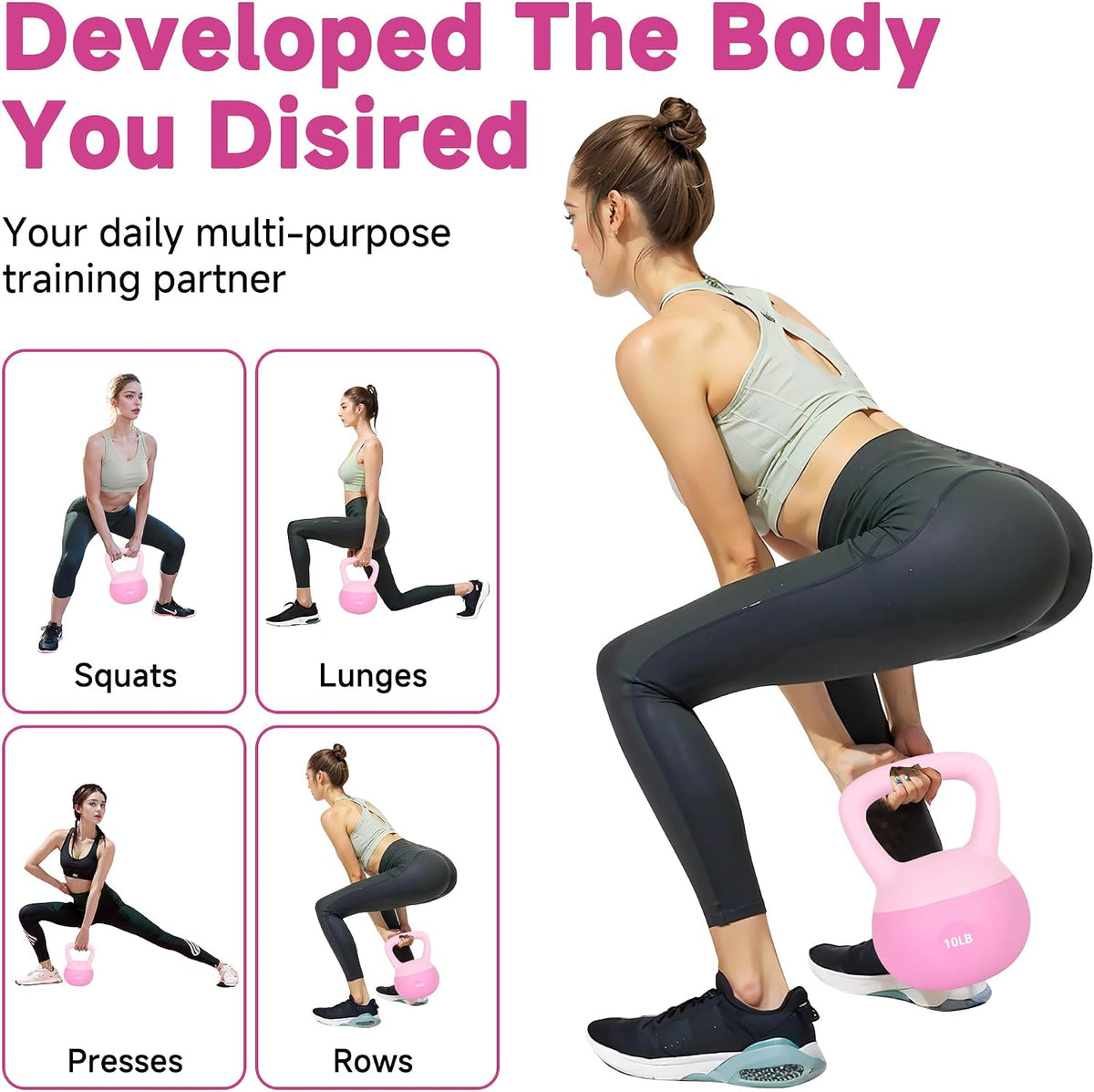 Soft Kettlebells,Weights for Women and Men,Home workout.