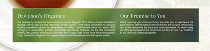 Davidson's Organics, White Peach, 100-count Unwrapped Tea Bags