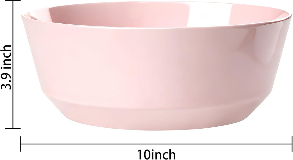 8 Pack Pink Serving Bowls for Party