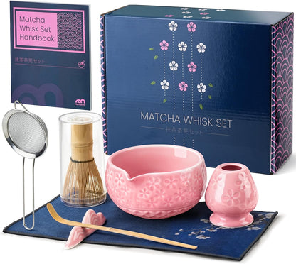 7Pcs Matcha Whisk Set, Matcha Set Whisk and Bowl