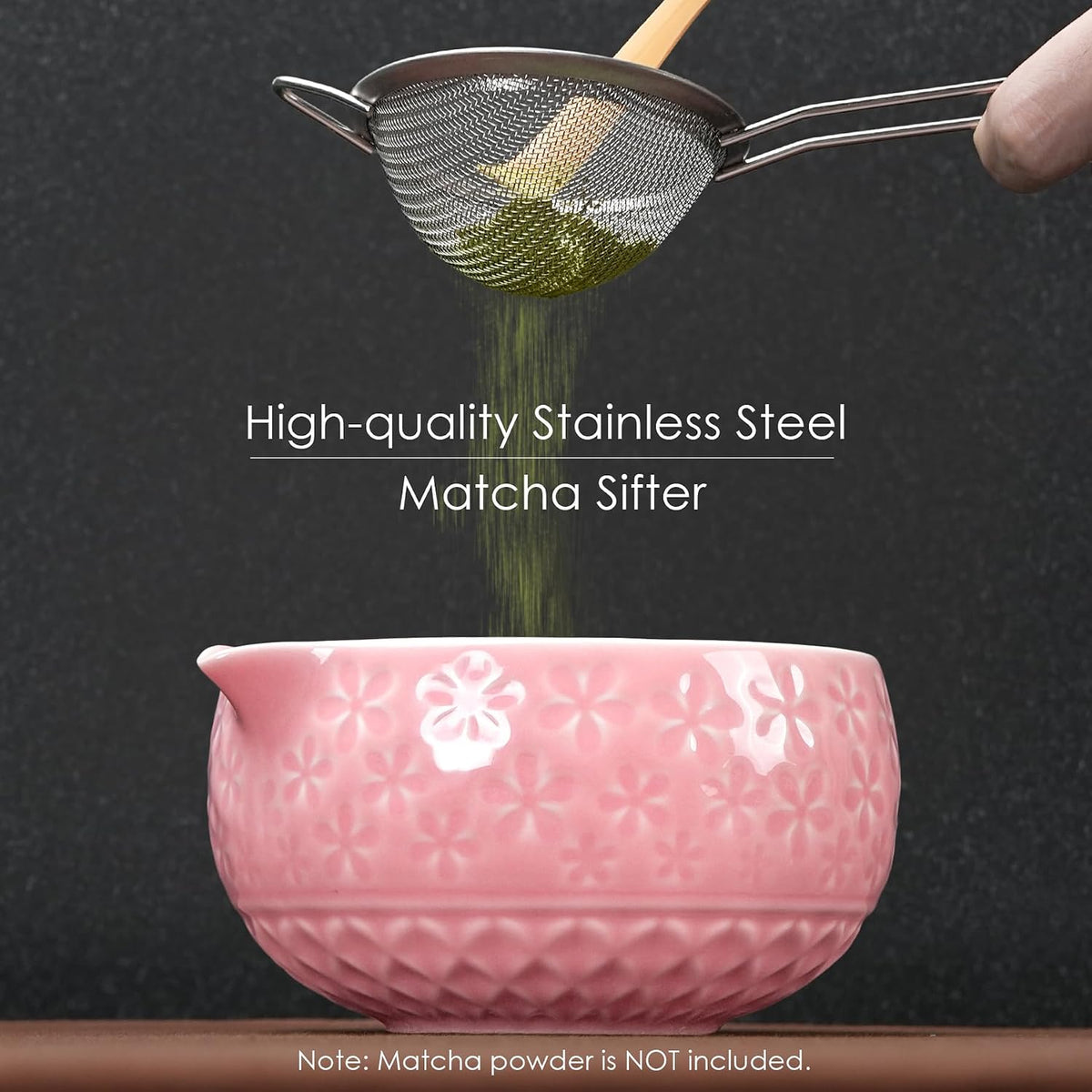 7Pcs Matcha Whisk Set, Matcha Set Whisk and Bowl