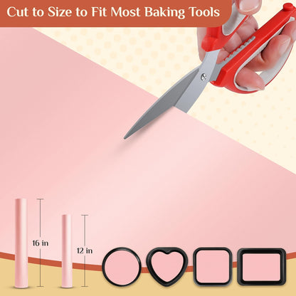 Silicone Baking Mat Roll, Reusable Baking Sheet Liners, 12 in x 6 ft