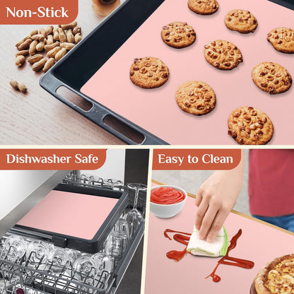 Silicone Baking Mat Roll, Reusable Baking Sheet Liners, 12 in x 6 ft