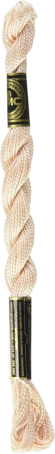 115 5-948 Pearl Cotton Thread, Very Light Peach, Size 5