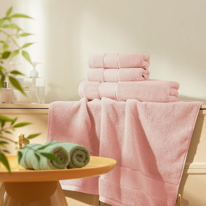 Bath Towels Set 6 Piece, 100% Turkish Cotton Luxury Towels