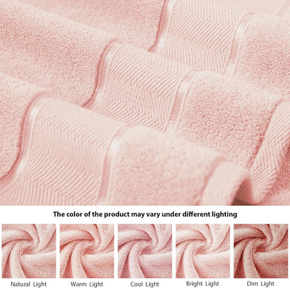 Bath Towels Set 6 Piece, 100% Turkish Cotton Luxury Towels