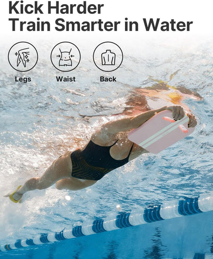 Swim Kickboard，High-Buoyancy Swimming Kickboard for Kids, EVA Foam Kickboard for Swim Training, Non-Slip Kick Board for Pool Workouts