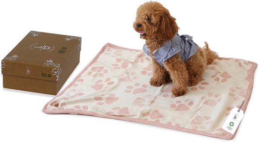 Baby & Pet Blanket, Cotton Sherpa, Pink Beige, 30x40 in