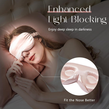 Adjustable 3D 22 Momme 100% Mulberry Silk Sleep Mask
