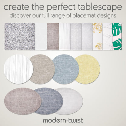14 x 16 Rectangular Silicone Placemat, Pebble Print in Blush, 1 Count
