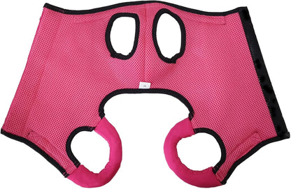 Dog Lift Harness for Small Dogs Full Body Support Sling for Back Legs, Pet Rehabilitation Lifts Vest Adjustable Straps for Small Dogs Hind Leg, Dog Carrier for Senior Dogs Joint Injuries,Walk Pink S