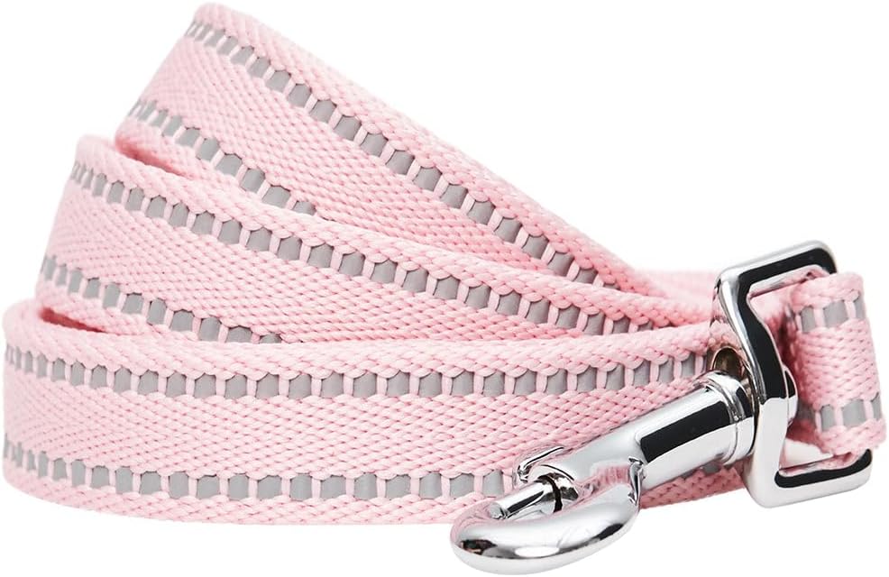 Matching Reflective Harness and Leash Set | Adjustable Pastel Vest with Lead for Dogs – Great Value Gift Set | Adjustable Baby Pink Vest for Small Breeds