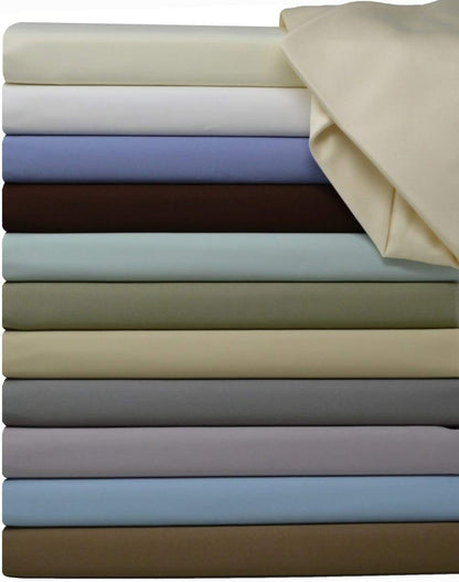 Royal Hotel Standard Pillowcases, 600 Thread Count Cotton Solid, Coral
