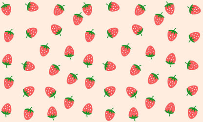 Strawberry Kitchen Decor-Pink Drying Mat,Absorbent and Non-Slip Kitchen Mat for Sink,Dish Rack Coffee Bar,Cute Kitchens Mats that Protects Countertops Dries Dishes Fast 12x20 Inches