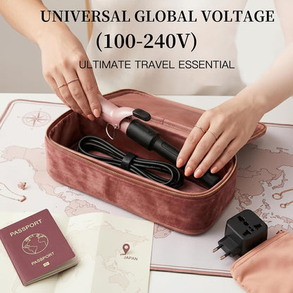 Ceramic Curling Iron, 1.25 Inch Barrel Hair Curler for Home