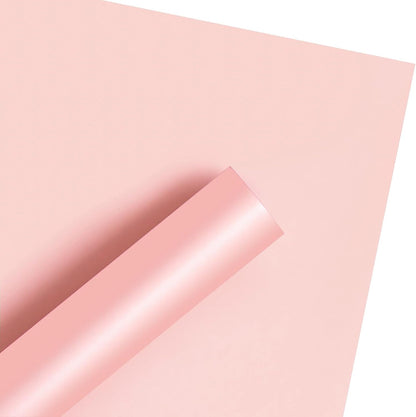 20 Sheets Flower Wrapping Paper - 22.4 x 22.4 inch Pink White Color Water-Resistant Floral Bouquet Wrapping Paper, Florist Supplies Packaging for Wedding Birthday Gift DIY