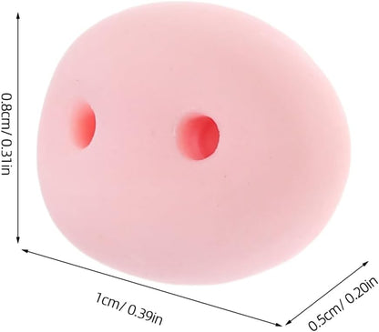 50Pcs Resin Pig Nose Buttons Mini Pig Snout Costume Accessories for Doll Making Plush Doll Accessories Stuffed Animal Repair Kit DIY Crafts Halloween Props