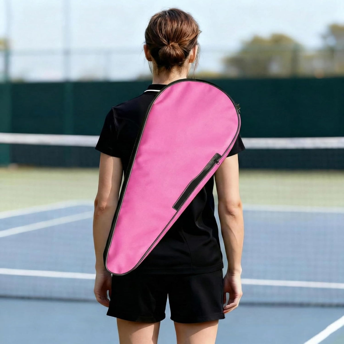 Tennis Bag Lightweight and Padded Tennis Rackets Cover with Adjustable Shoulder Strap