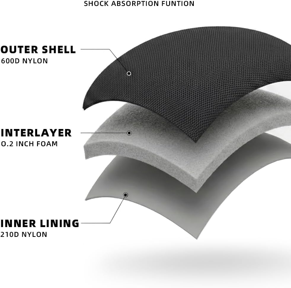 Tennis Bag Lightweight and Padded Tennis Rackets Cover with Adjustable Shoulder Strap