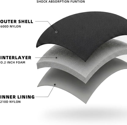 Tennis Bag Lightweight and Padded Tennis Rackets Cover with Adjustable Shoulder Strap