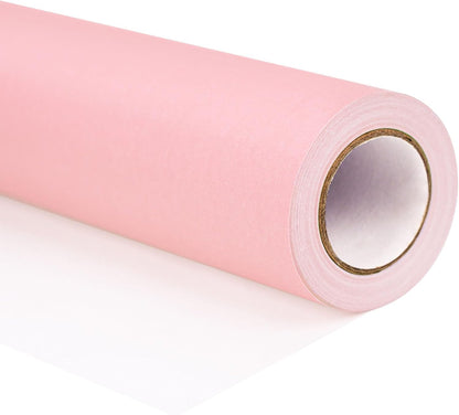 Pink Wrapping Paper Roll, 17 inches X 33 Feet