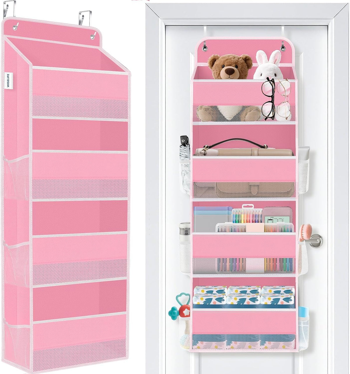 Over The Door Organizer Storage Large Capacity Hanging Bedroom Storage