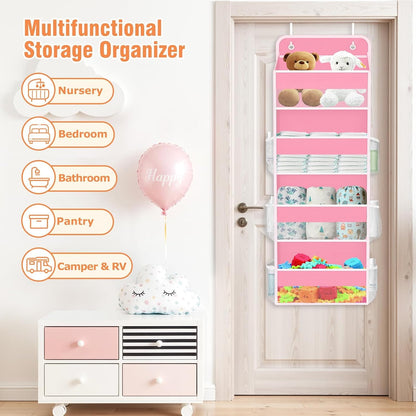 Over The Door Organizer Storage Large Capacity Hanging Bedroom Storage