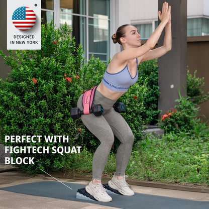 Exercise Hip Thrust Belt with Slip-Resistant Padding - Easy to Use with Dumbbells, Kettlebells, or Plates - Protects Your Hips for Gym, Home Workouts, or On the Go
