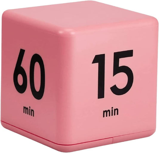 Cube Timer, Productivity Flip Timer, Countdown 15-20-30-60 Minute