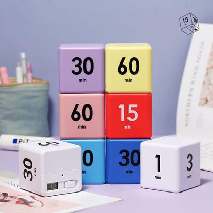 Cube Timer, Productivity Flip Timer, Countdown 15-20-30-60 Minute